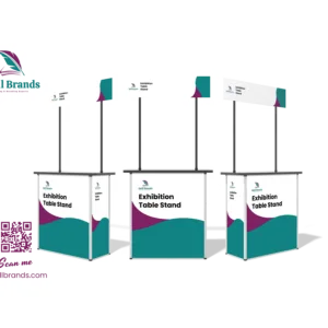 Branded Exhibition table stand customizable promotion tables nairobi kenya
