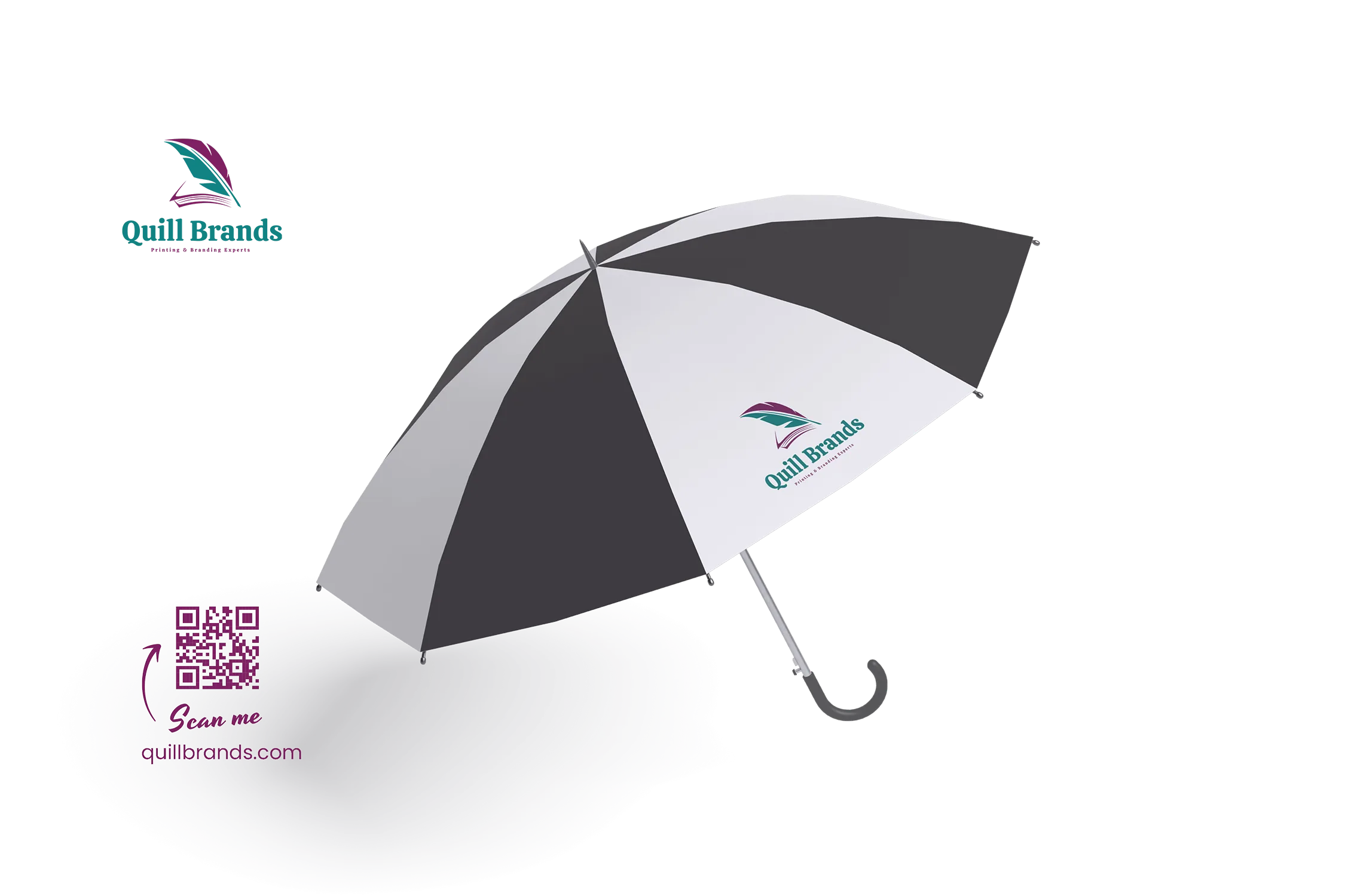 Umbrella Printing & Branding Nairobi | Custom Company Umbrellas - Quill Brands