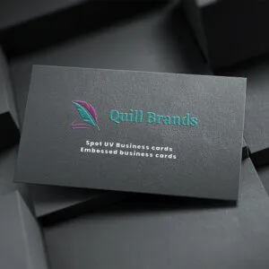 Spot UV Business Cards Printing Nairobi | Raised Gloss Cards - Quill Brands