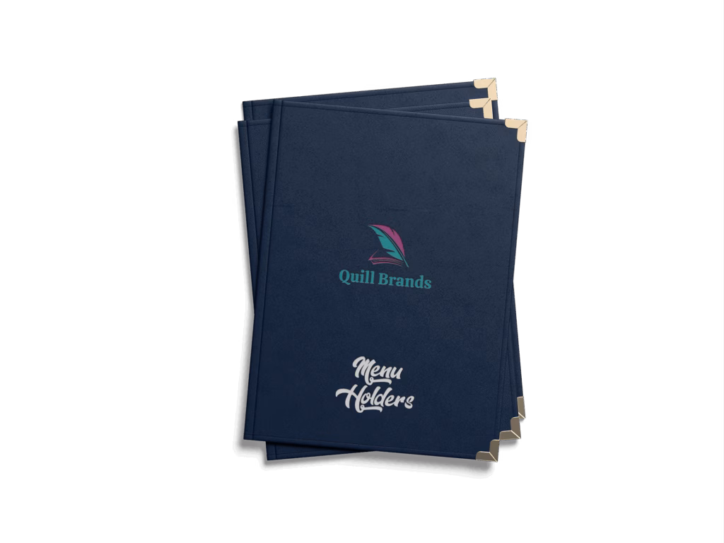 A4 Leather Menu Holders Branding Nairobi