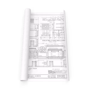 Architectural Blueprint Printing, Full Color, Custom Sizes