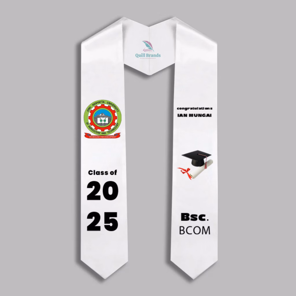Branded Graduation Sash/Stole | Custom Print