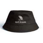 Branded bucket hats Kenya with custom front logo.