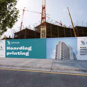 Full colour hoarding printing in Nairobi Kenya for outdoor site fencing.