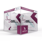 Full-colour branded exhibition booth for trade shows in Nairobi and Westlands