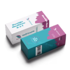 Custom printed packaging boxes showcasing rectangular folding cartons for retail products