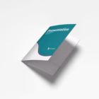 Printed presentation folder and interior pocket